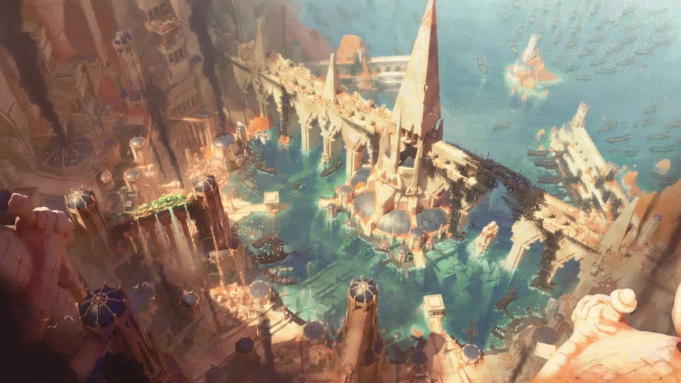 Geanulleerde Lotr game concept art 1