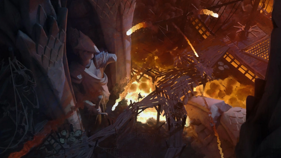 Geanulleerde Lotr game concept art 4