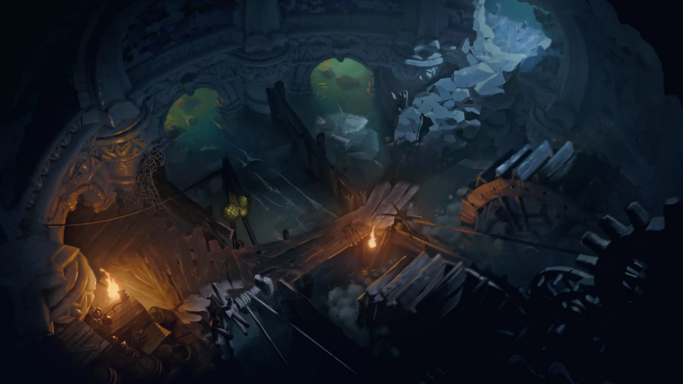 Geanulleerde Lotr game concept art 9