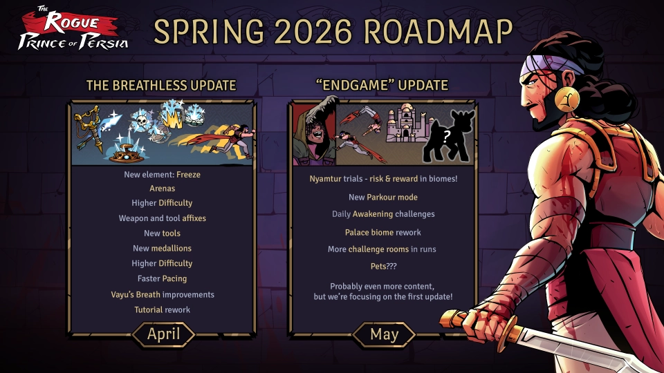 Rogue Prince of Persia roadmap1