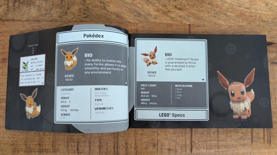 LEGO Pokmon Eevee inhoud 4