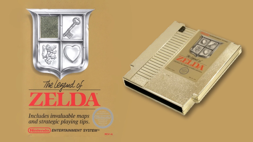 The Legend of Zelda gouden cartridge