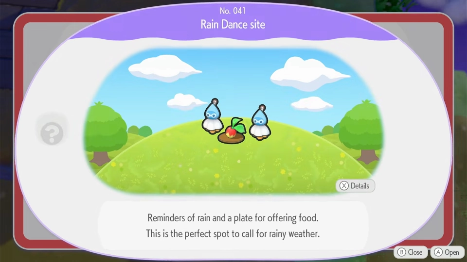 Pokemon Pokopia Rain Dance