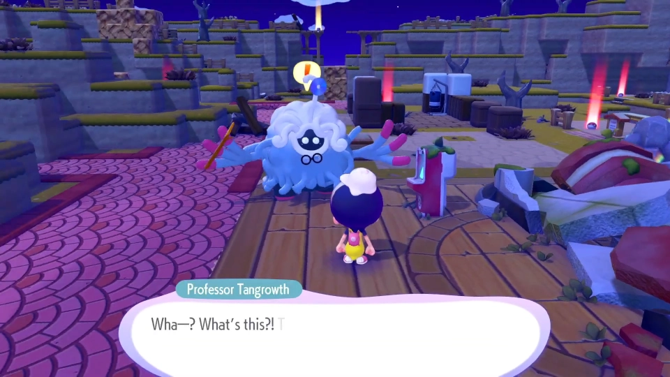 pokemon pokopia professor tangrowth