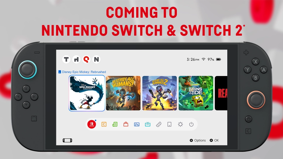 THQ Nordic Nintendo Switch 2 games