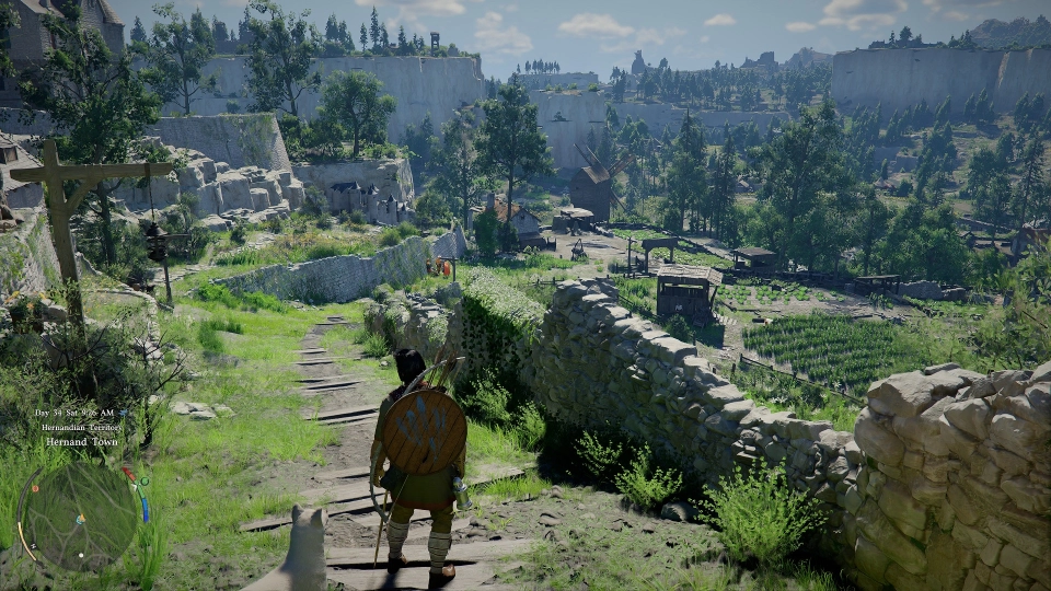 Route naar de Back Alley Shop in Hernand Crimson Desert 2