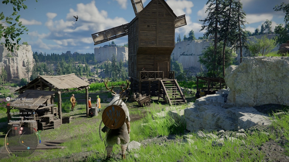 Route naar de Back Alley Shop in Hernand Crimson Desert 3