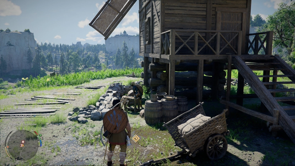 Route naar de Back Alley Shop in Hernand Crimson Desert 4