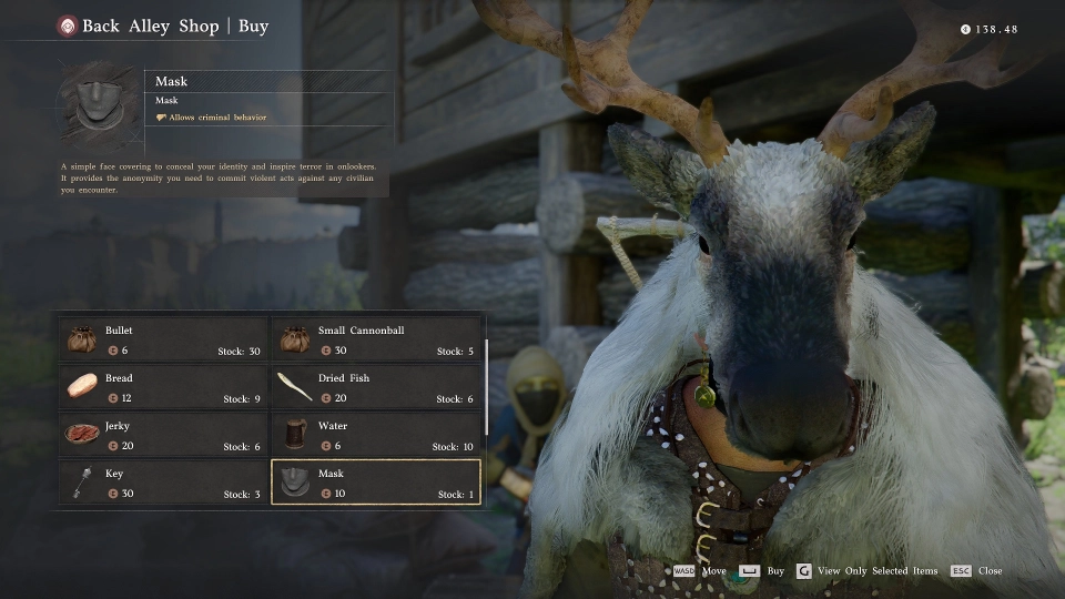 Route naar de Back Alley Shop in Hernand Crimson Desert 5