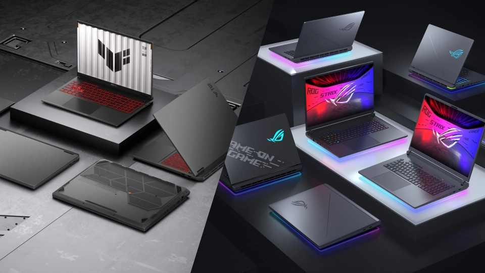 ASUS ROG Strix en TUF Gaming laptops 2026