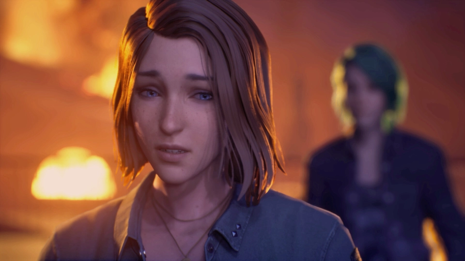 Life is Strange Reunion Max en Chloe vuur