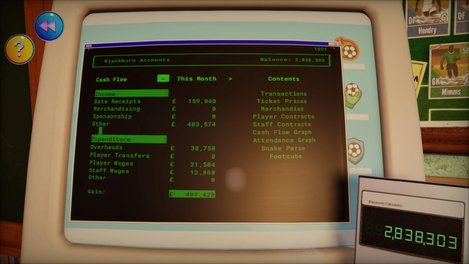 NUTMEG management game