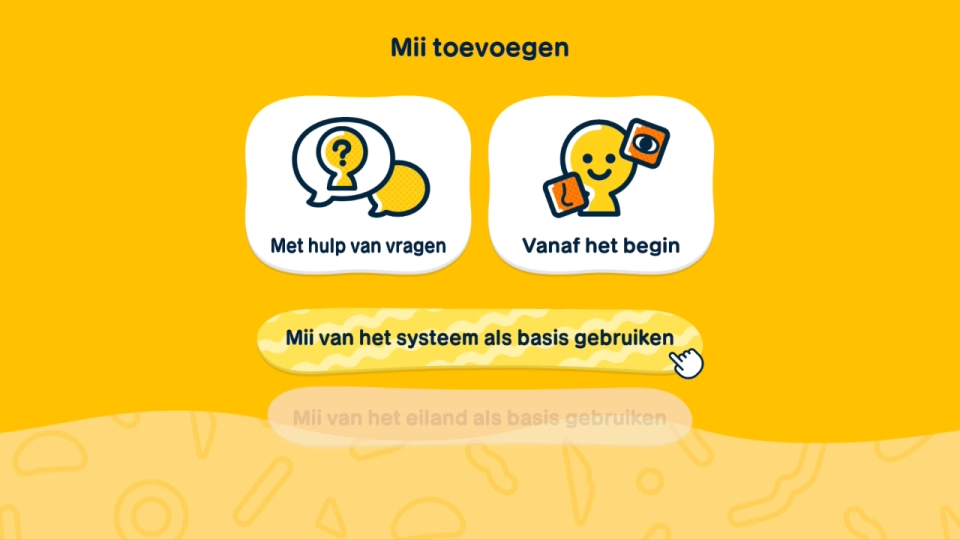 Mii toevoegen Tomodachi Life Switch