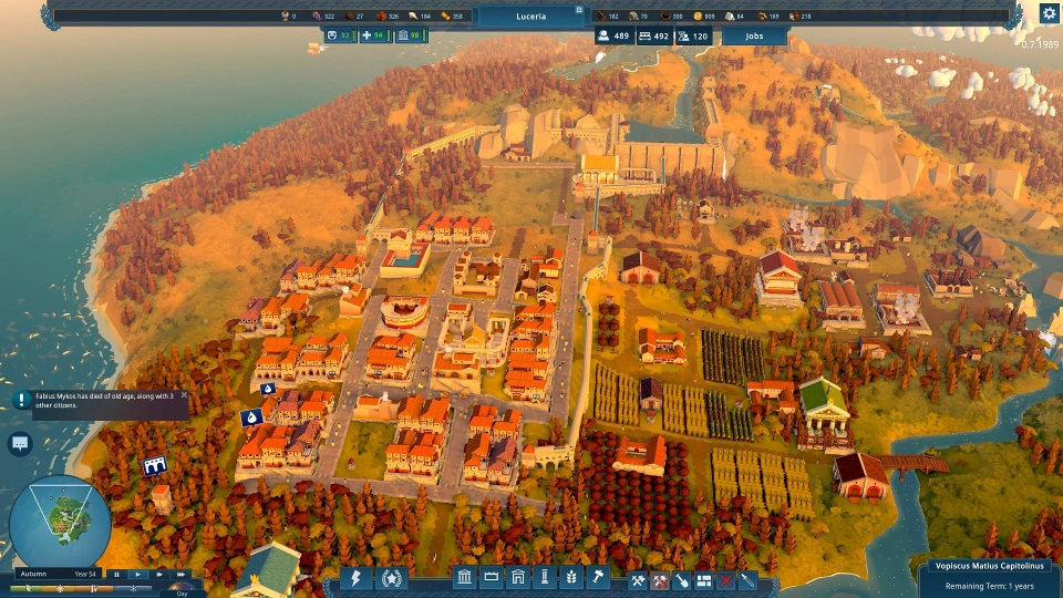 Nova Roma Early Access Preview  Romeinse stad