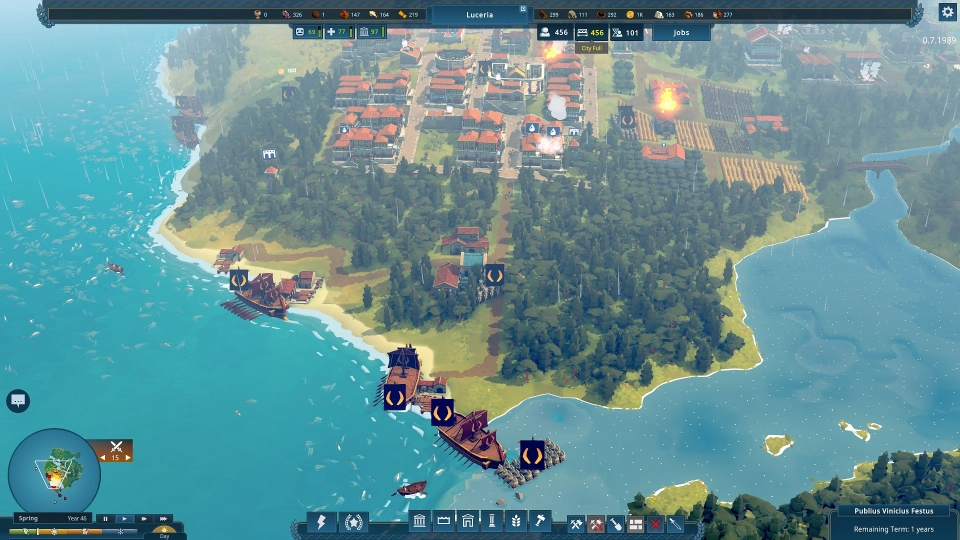 Nova Roma Early Access preview  Progressie en gevaar 3