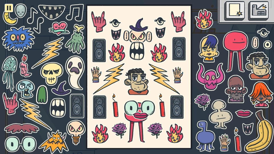 Wax Heads poster minigame