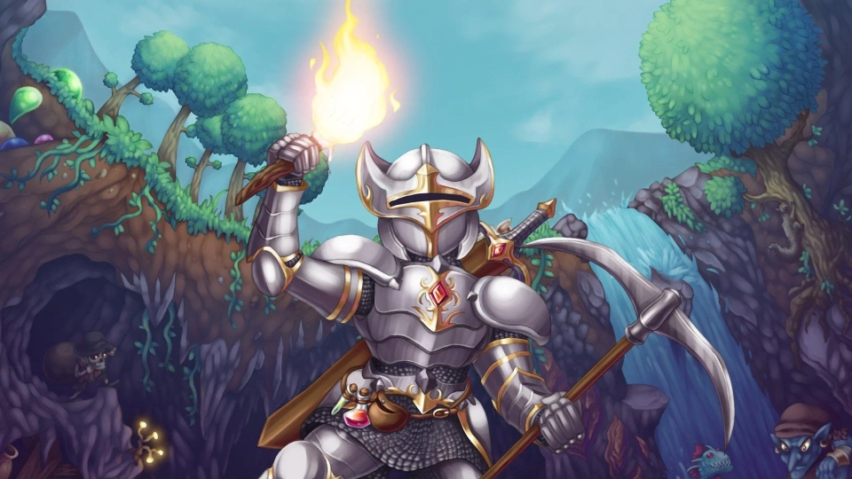 Terraria key art game 2026