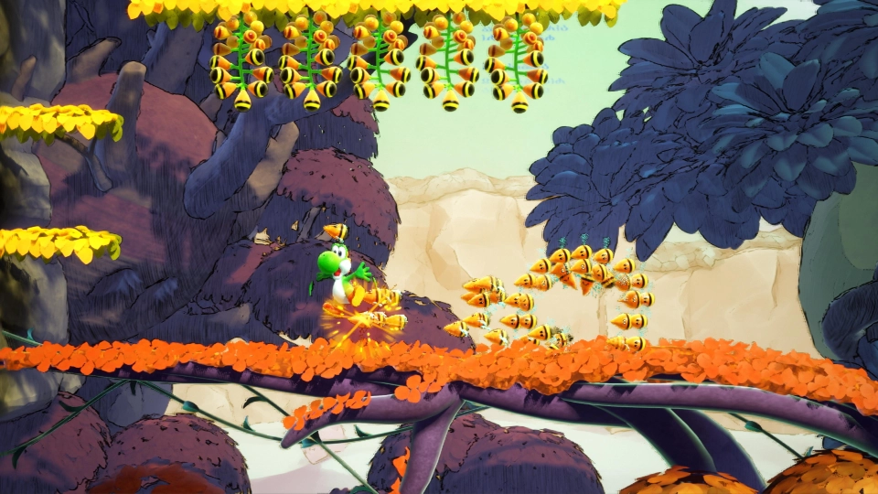 Yoshi and the Mysterious Book bees