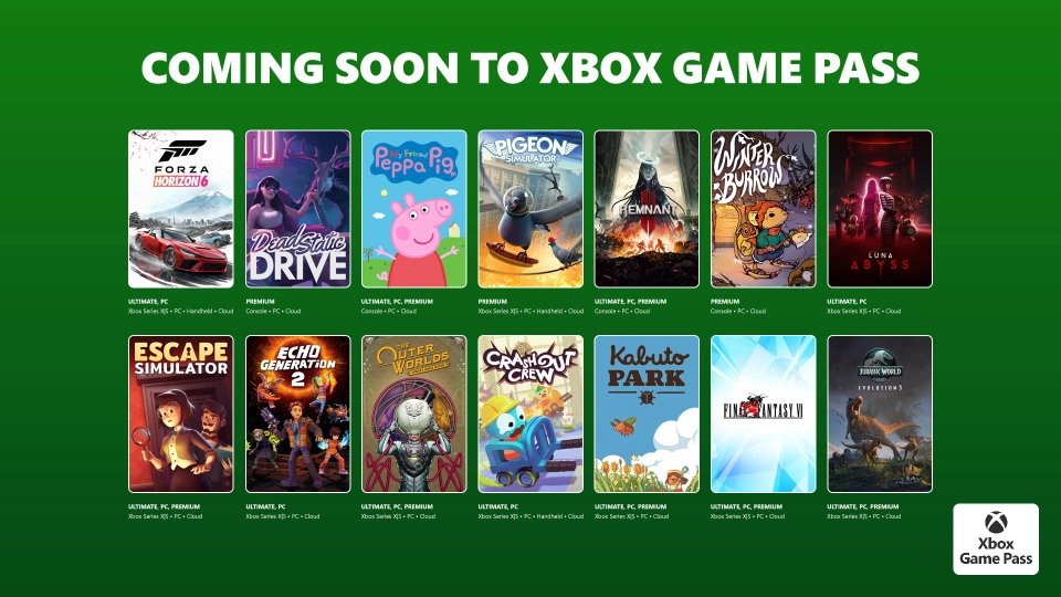 XBOX Game Pass mei 2026 wave 2
