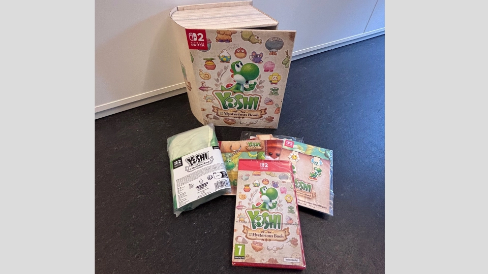Yoshi and the Mysterious Book  goodies winactie