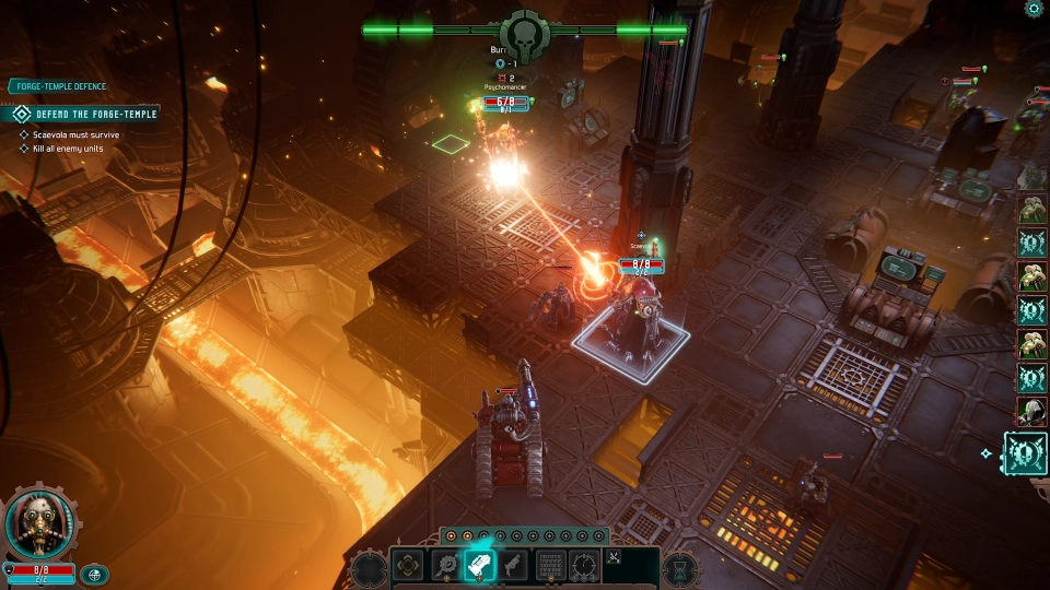 Warhammer 40000 Mechanicus II combat