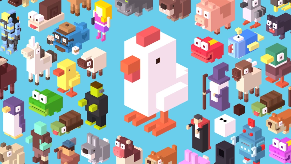 Crossy Road game Hipster Whale