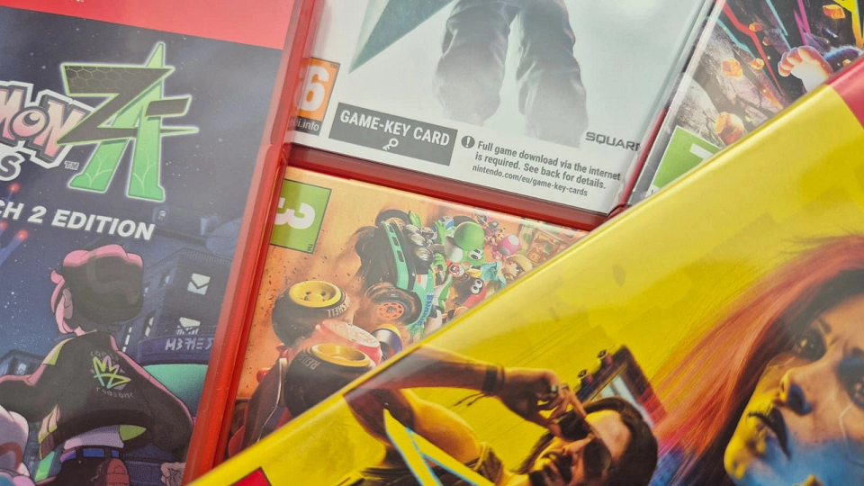 Switch 2 game cards Game Key Cards verschillen