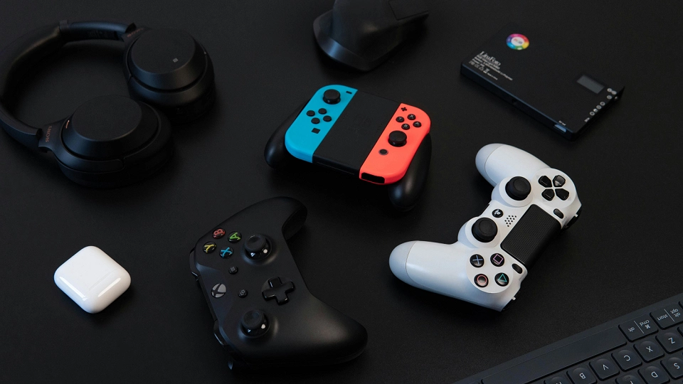 Unsplash  Gaming Controllers