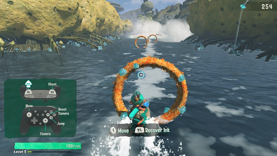 Splatoon Raiders gespeeld