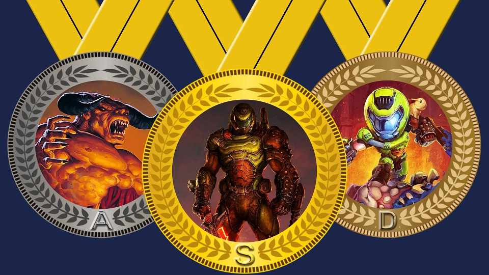 DOOM alle games op een rijtje ranked