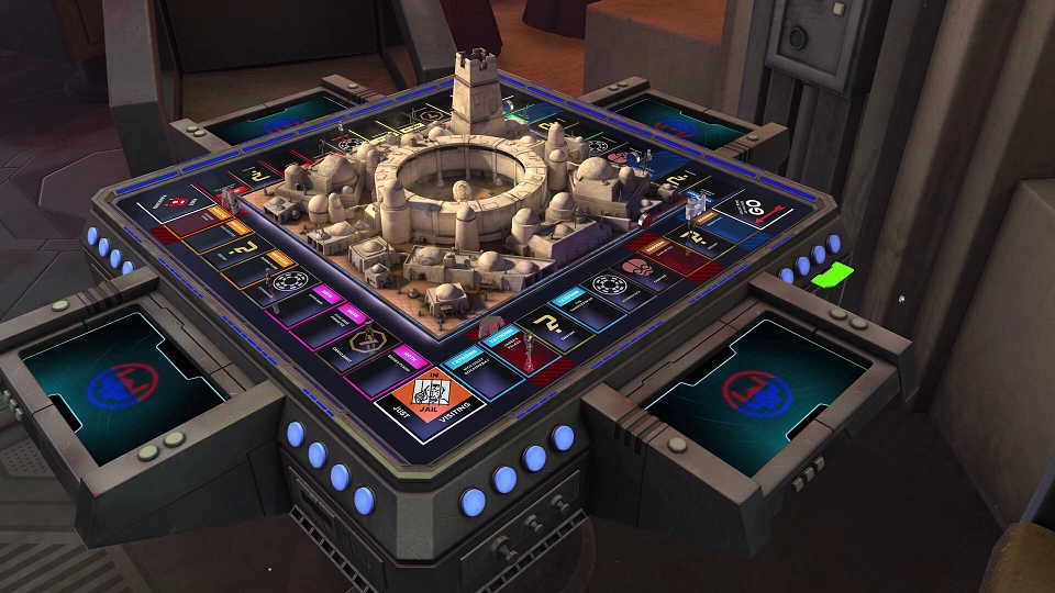 Monopoly Star Wars Heroes vs Villains board 3