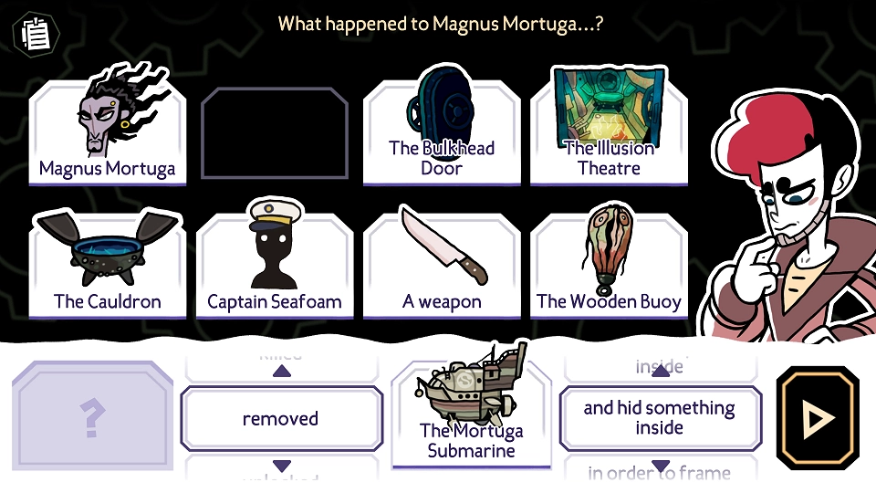 The Mermaid Mask suspicion