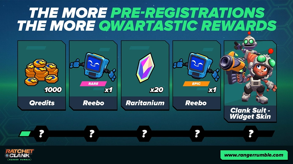 Ratchet  Clank Ranger Rumble Rewards