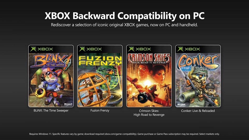 XBOX Backward Compatibility PC juli 2026