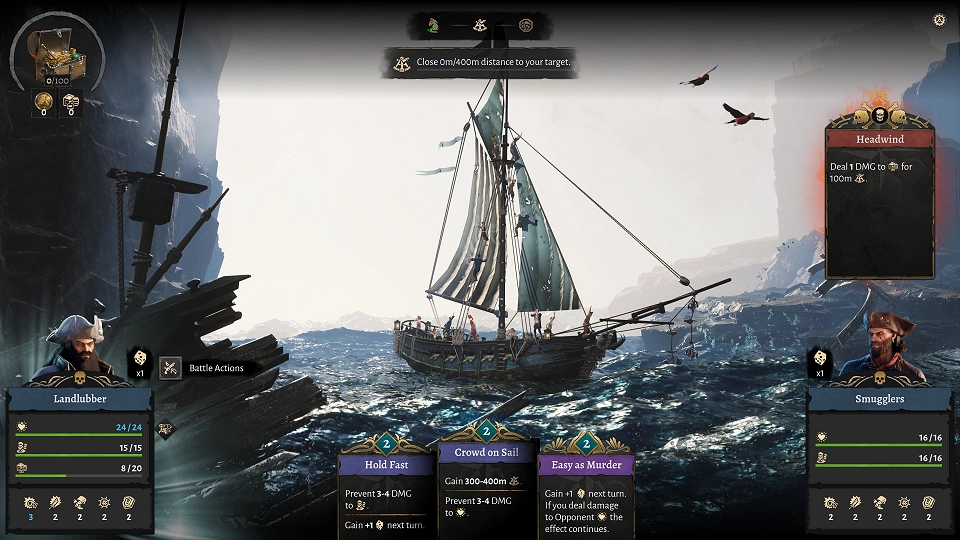 Review Corsair Cove turnbased Combat 2