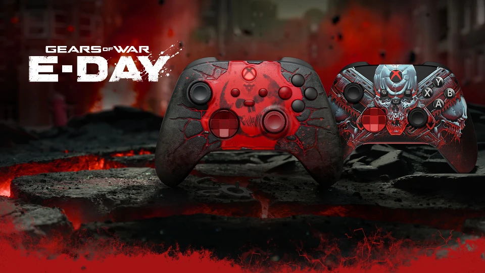 Gears of War EDay Limited Edition Xbox Controllers 1