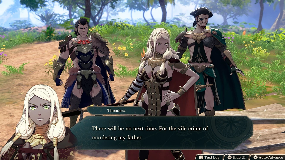 Fire Emblem Fortunes Weave Theodora tekst