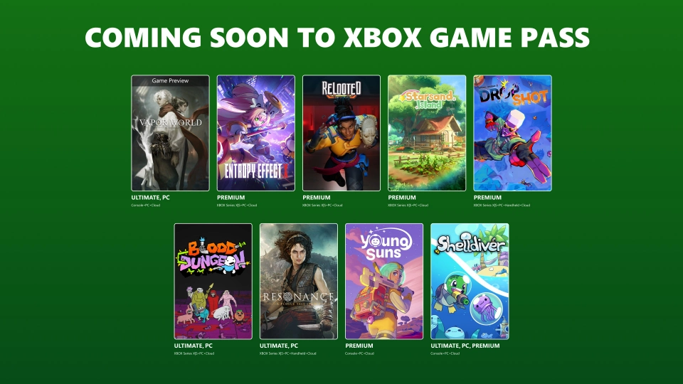 XBOX Game Pass augustus 2026 wave 2