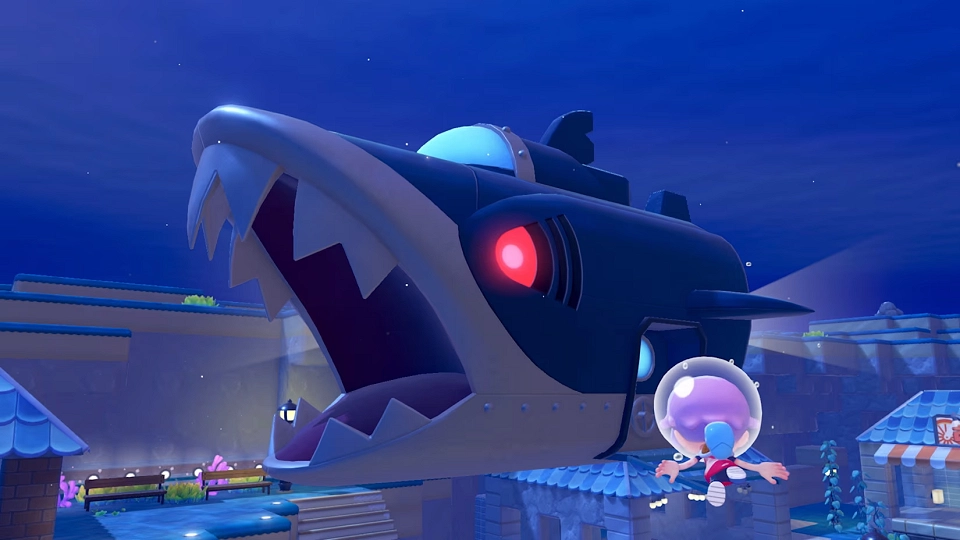 Pokmon Pokopia Bubbly Basin DLC Sharpedo Submarine