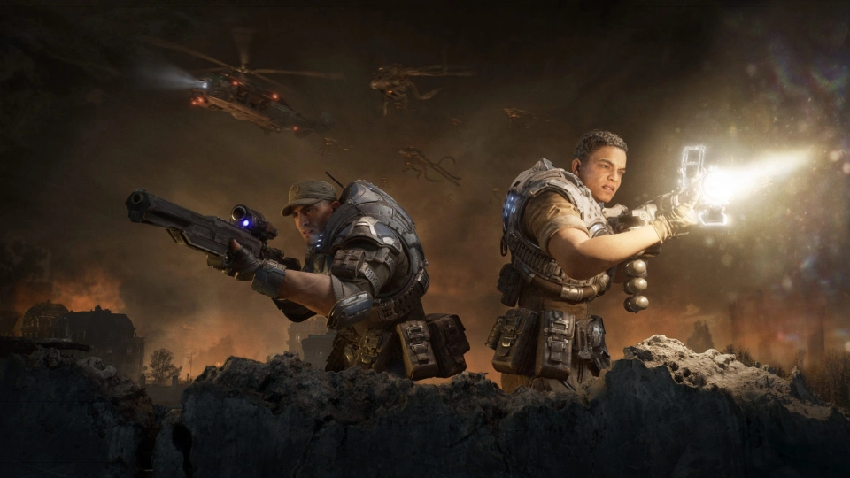 Gears of War EDay campaign xbox preview