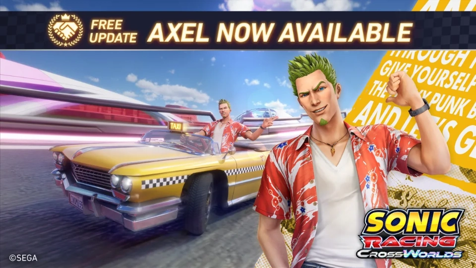 Sonic Racing CrossWorlds Crazy Taxi