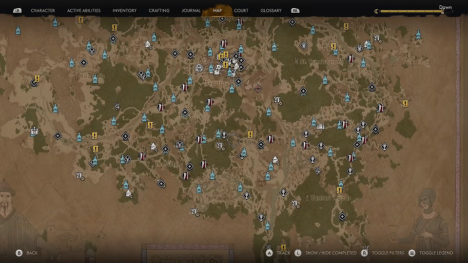 The Blood of Dawnwalker map