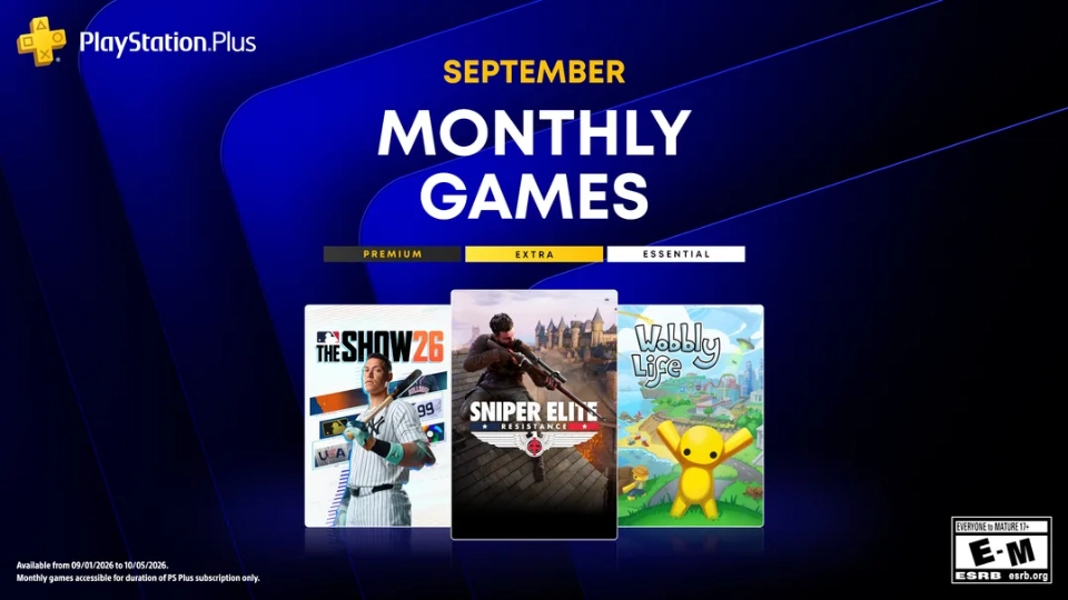 PlayStation Plus Essential Games September 2026