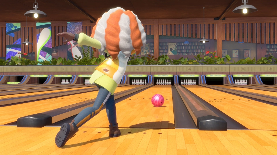 Nintendo Switch Sports Resort bowling