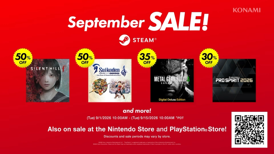 Konami Steam Sale 2026