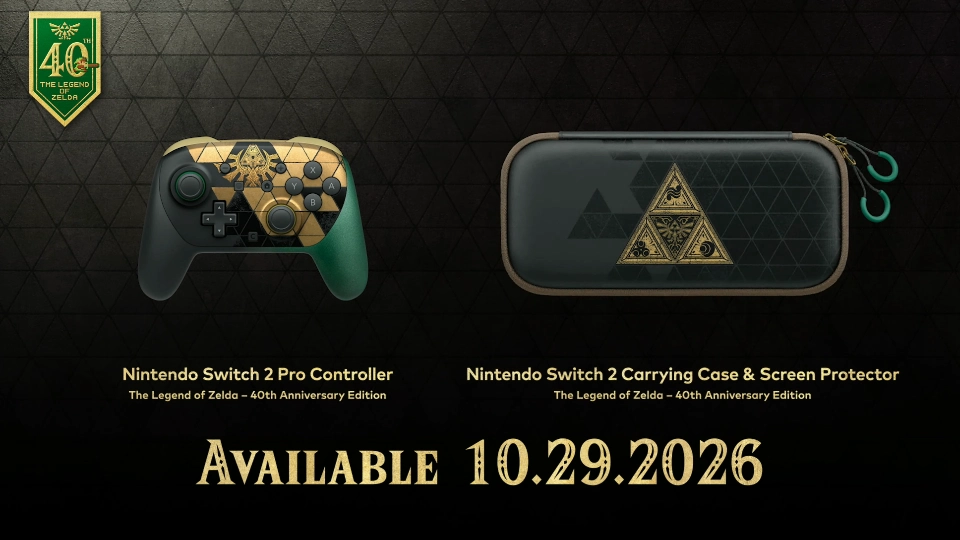 The Legend of Zelda 40th anniversary Nintendo Switch 2 Controller