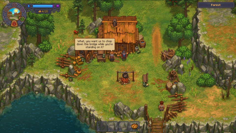 Graveyard Keeper 2 Forest bridge