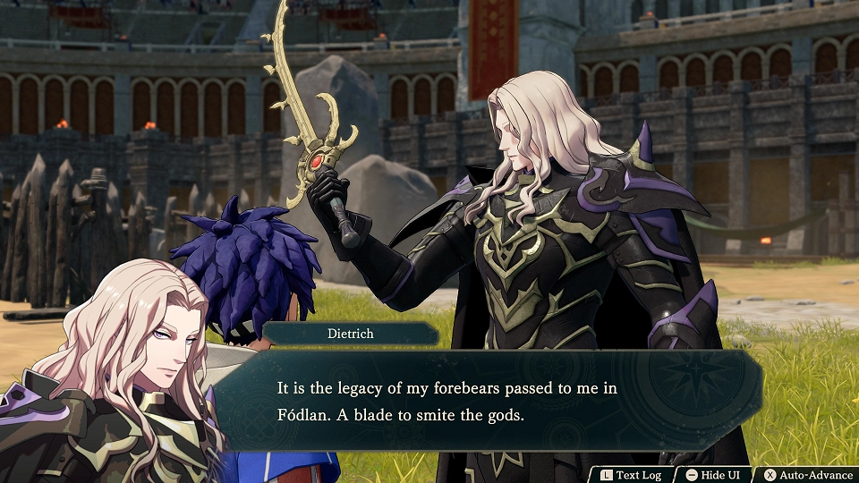 Fire Emblem Fortunes Weave dialoog