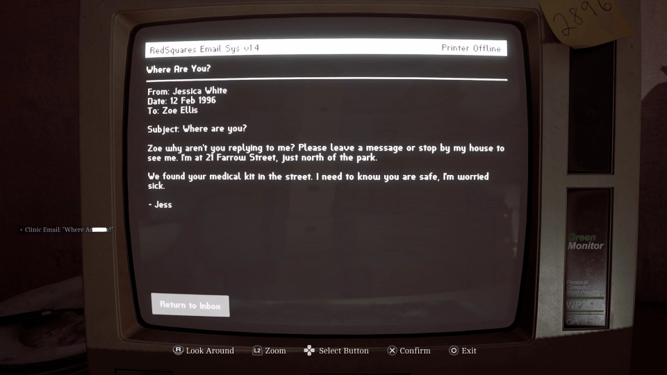 Silent Hill Townfall Clinic Puzzle screenshot 2