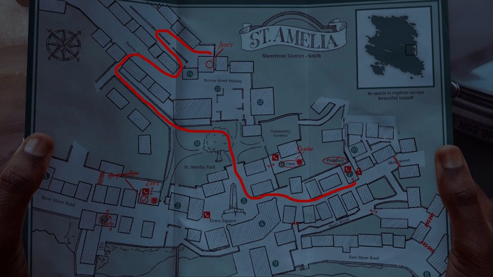 Silent Hill Townfall Clinic Puzzle map Jesses huis